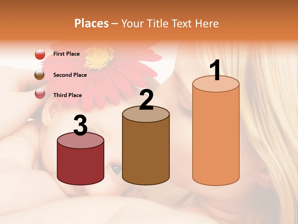 Closeup Cheerful Cute PowerPoint Template