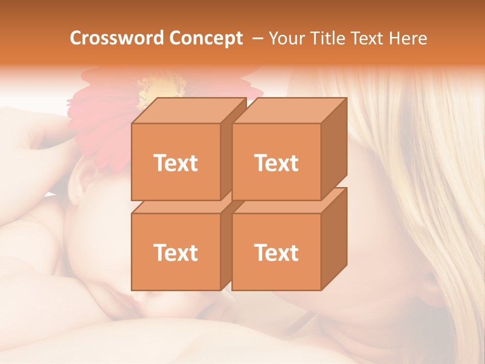 Closeup Cheerful Cute PowerPoint Template