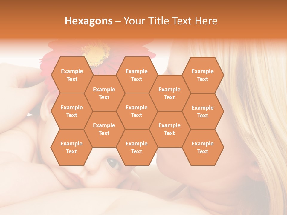 Closeup Cheerful Cute PowerPoint Template