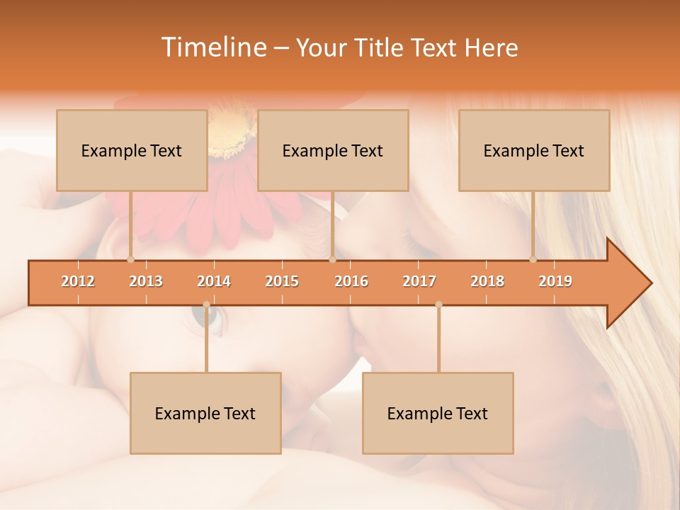 Closeup Cheerful Cute PowerPoint Template