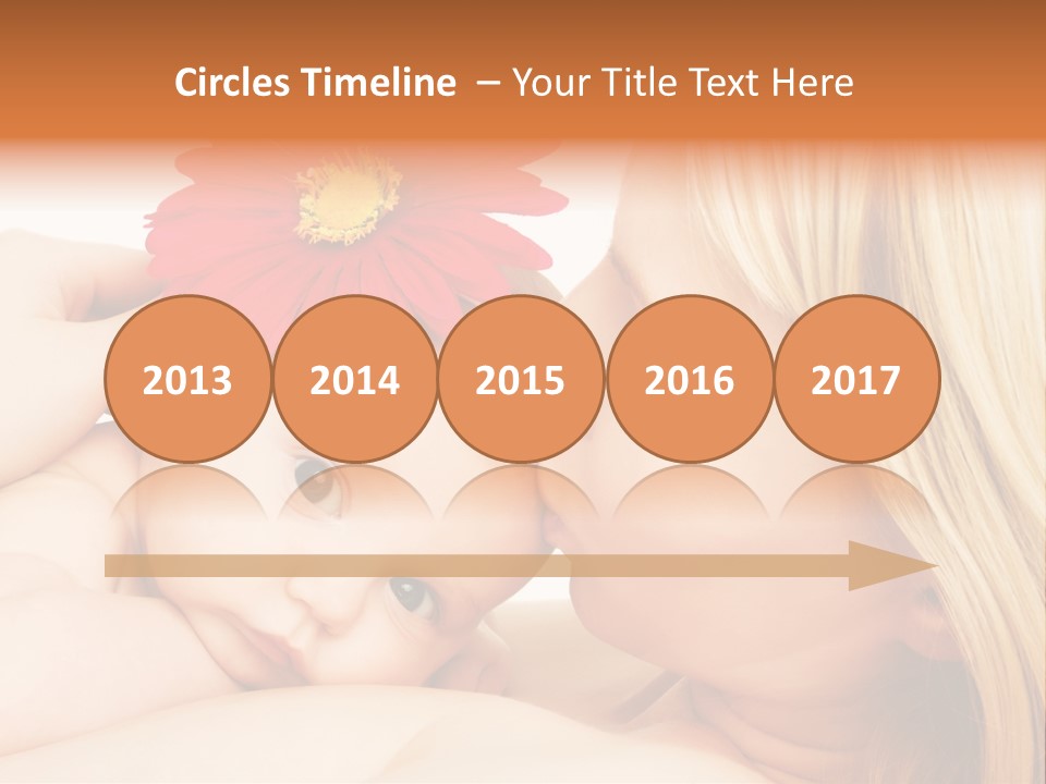 Closeup Cheerful Cute PowerPoint Template