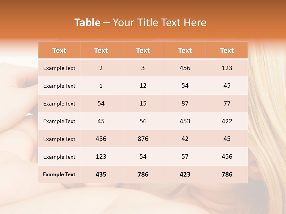 Closeup Cheerful Cute PowerPoint Template