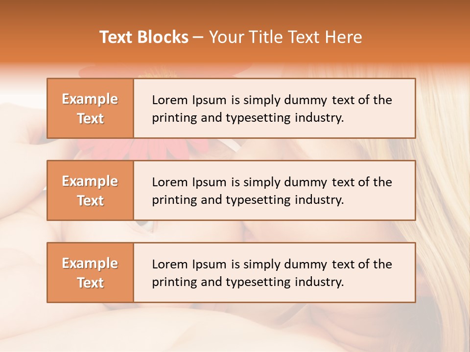 Closeup Cheerful Cute PowerPoint Template
