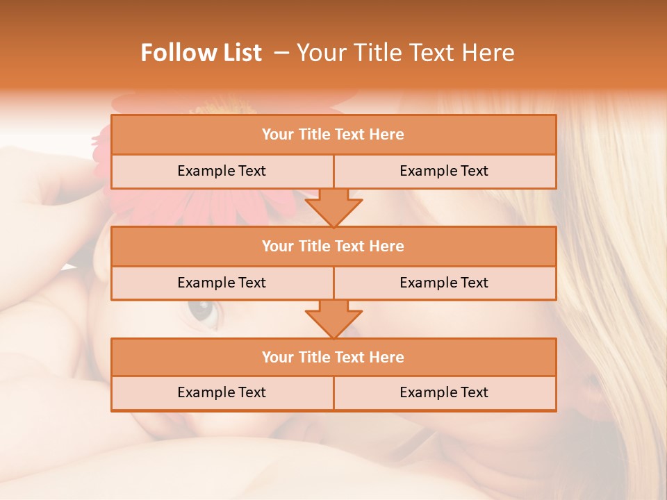 Closeup Cheerful Cute PowerPoint Template