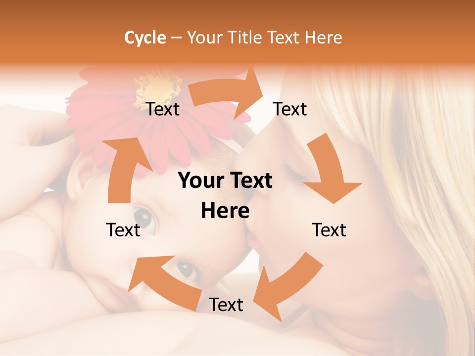 Closeup Cheerful Cute PowerPoint Template