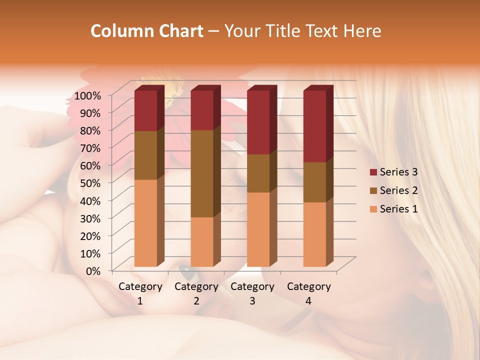 Closeup Cheerful Cute PowerPoint Template