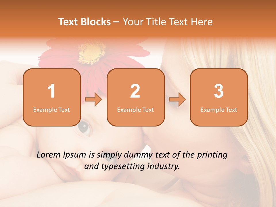 Closeup Cheerful Cute PowerPoint Template