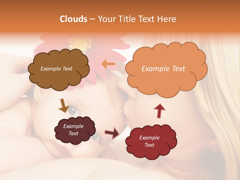 Closeup Cheerful Cute PowerPoint Template