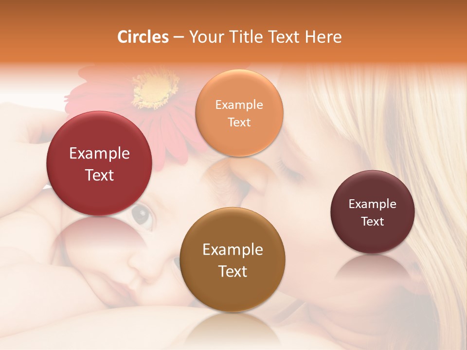 Closeup Cheerful Cute PowerPoint Template