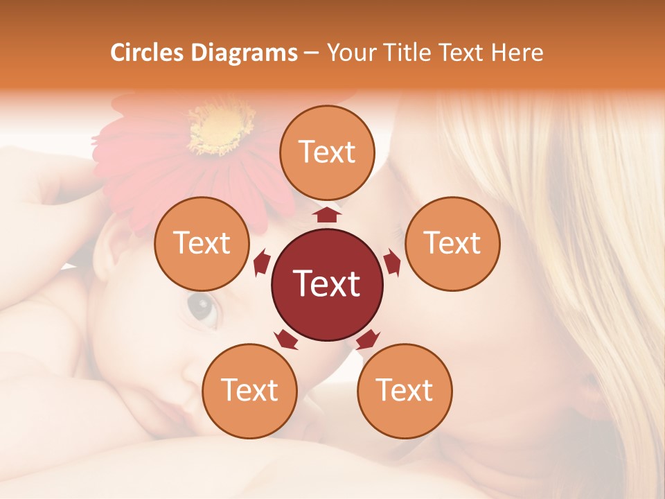 Closeup Cheerful Cute PowerPoint Template