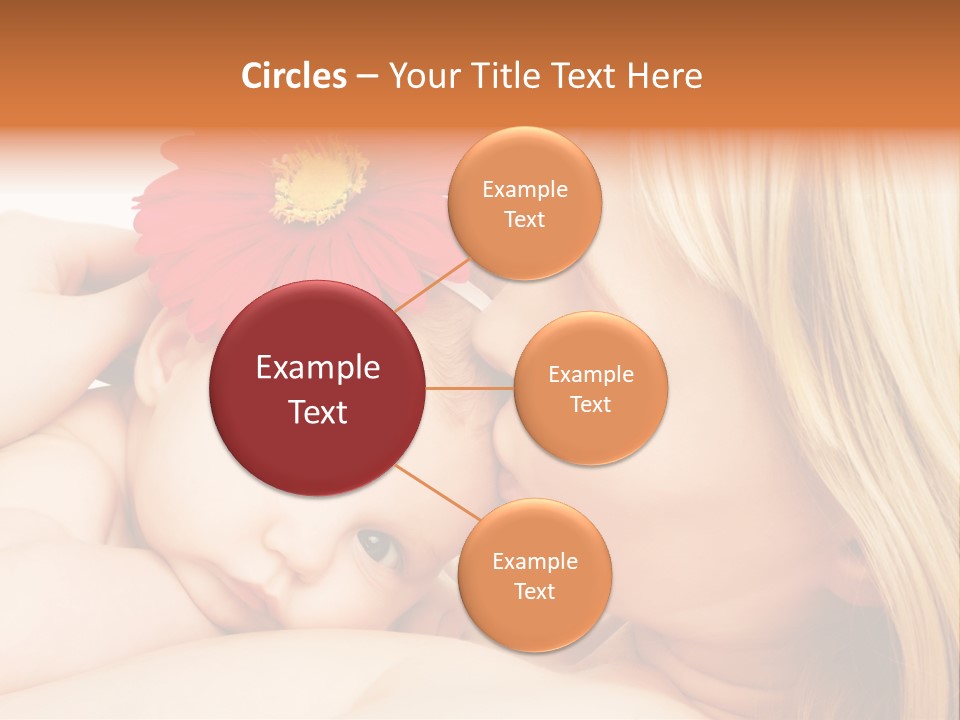 Closeup Cheerful Cute PowerPoint Template