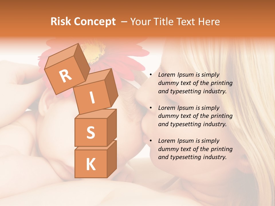 Closeup Cheerful Cute PowerPoint Template