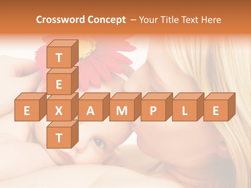 Closeup Cheerful Cute PowerPoint Template