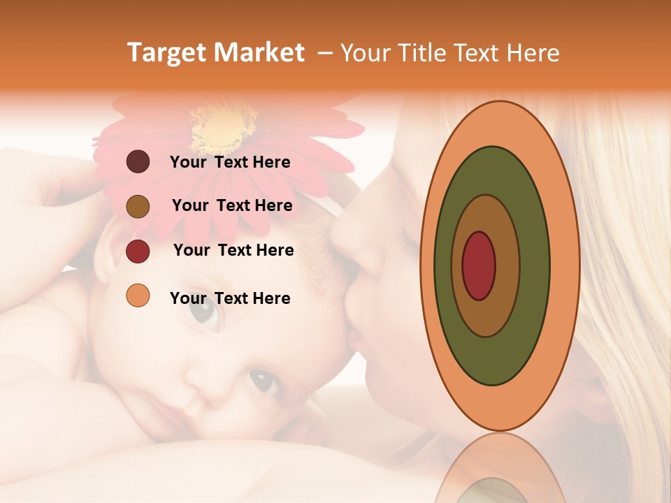 Closeup Cheerful Cute PowerPoint Template