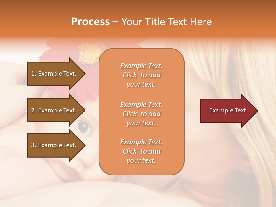 Closeup Cheerful Cute PowerPoint Template