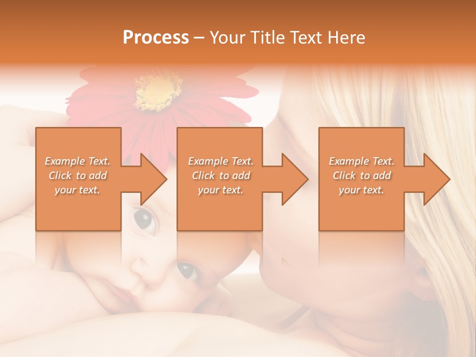 Closeup Cheerful Cute PowerPoint Template