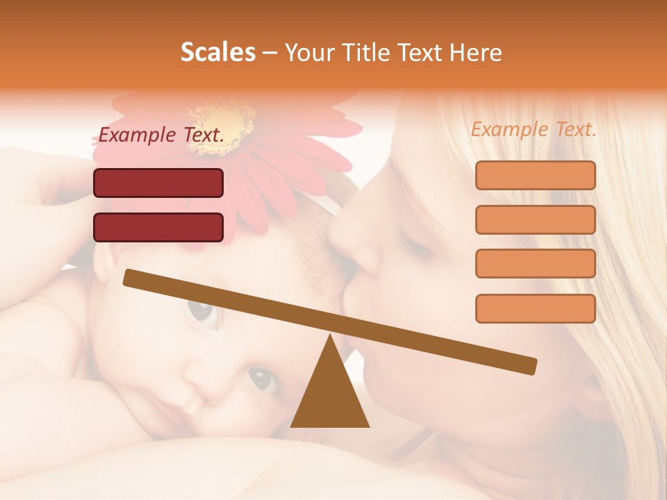 Closeup Cheerful Cute PowerPoint Template