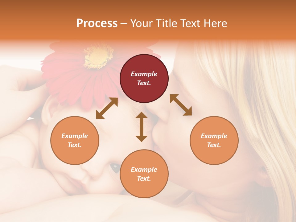 Closeup Cheerful Cute PowerPoint Template