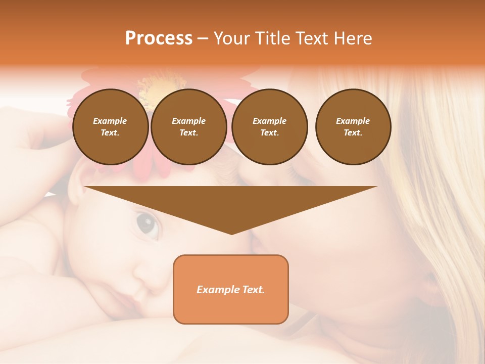 Closeup Cheerful Cute PowerPoint Template