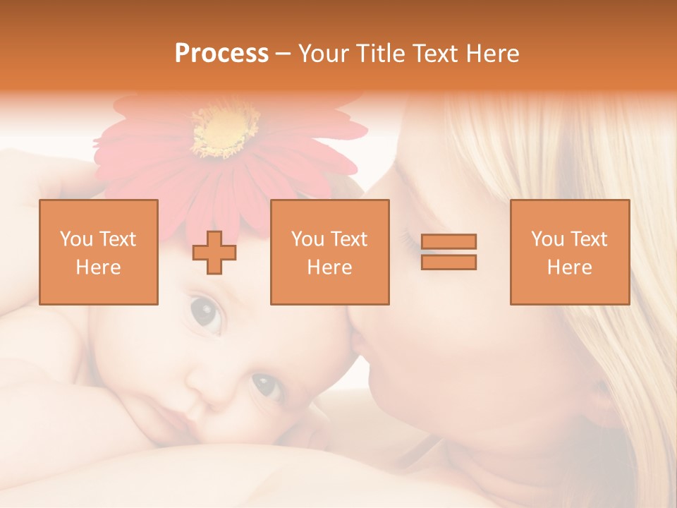 Closeup Cheerful Cute PowerPoint Template