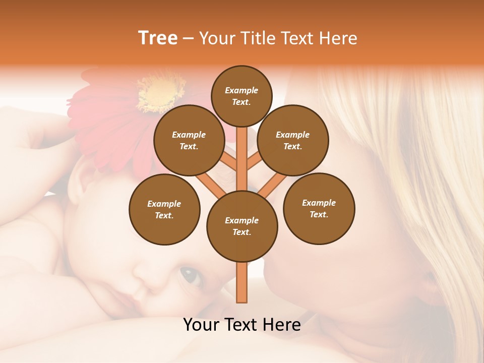 Closeup Cheerful Cute PowerPoint Template