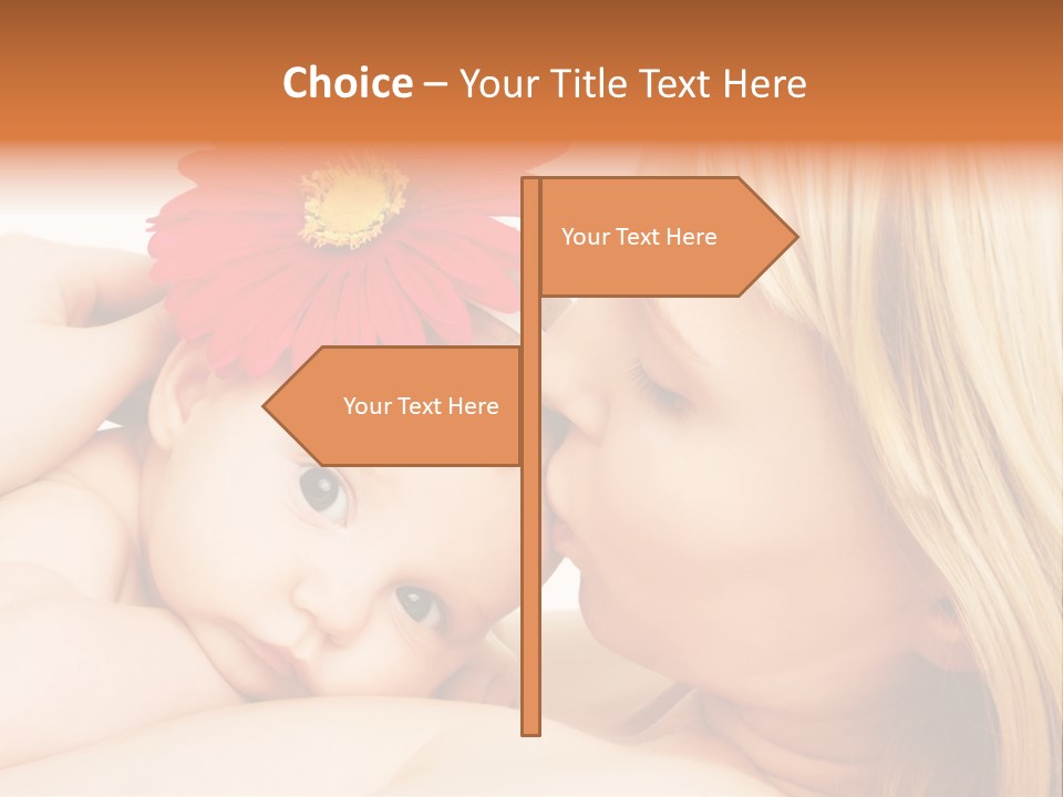 Closeup Cheerful Cute PowerPoint Template