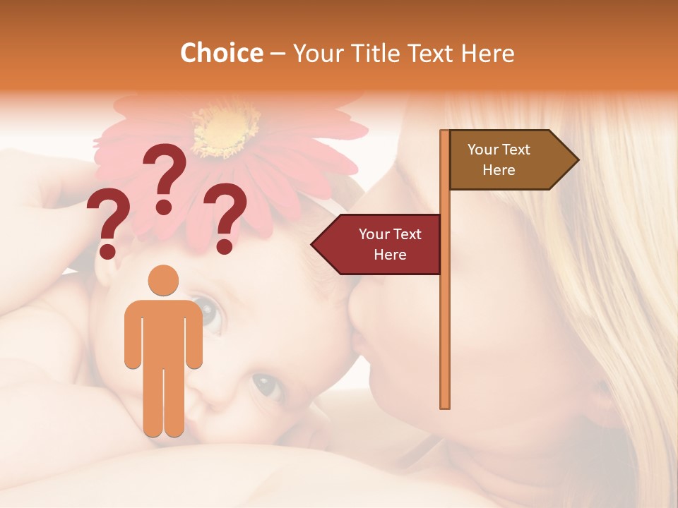 Closeup Cheerful Cute PowerPoint Template