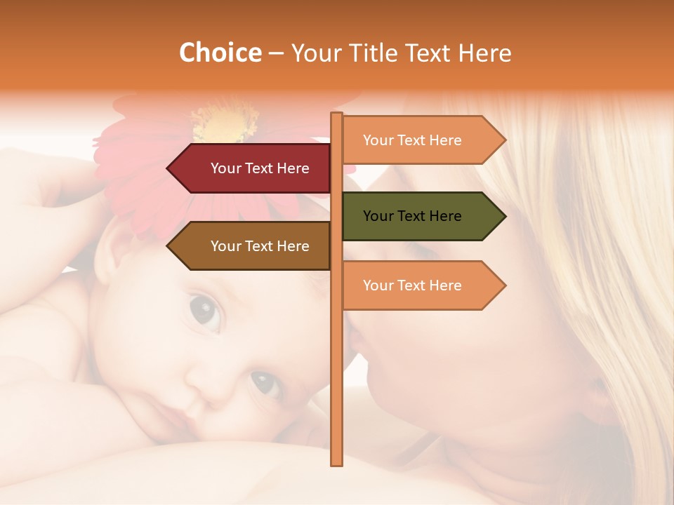 Closeup Cheerful Cute PowerPoint Template