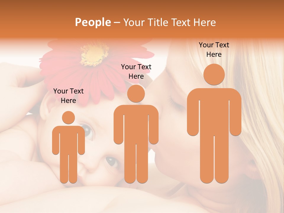 Closeup Cheerful Cute PowerPoint Template