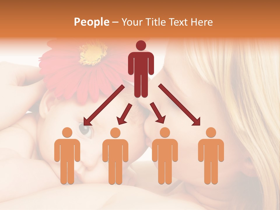 Closeup Cheerful Cute PowerPoint Template