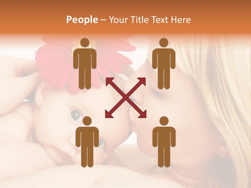 Closeup Cheerful Cute PowerPoint Template