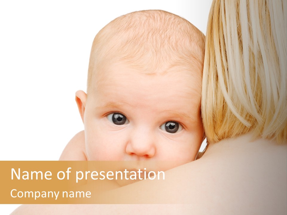 Beautiful White Family PowerPoint Template