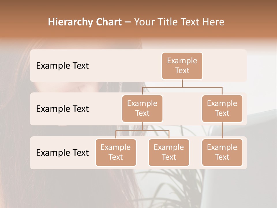 Computer Youth Lady PowerPoint Template
