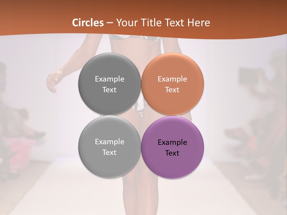 Celebrities Swimsuit Attractive PowerPoint Template