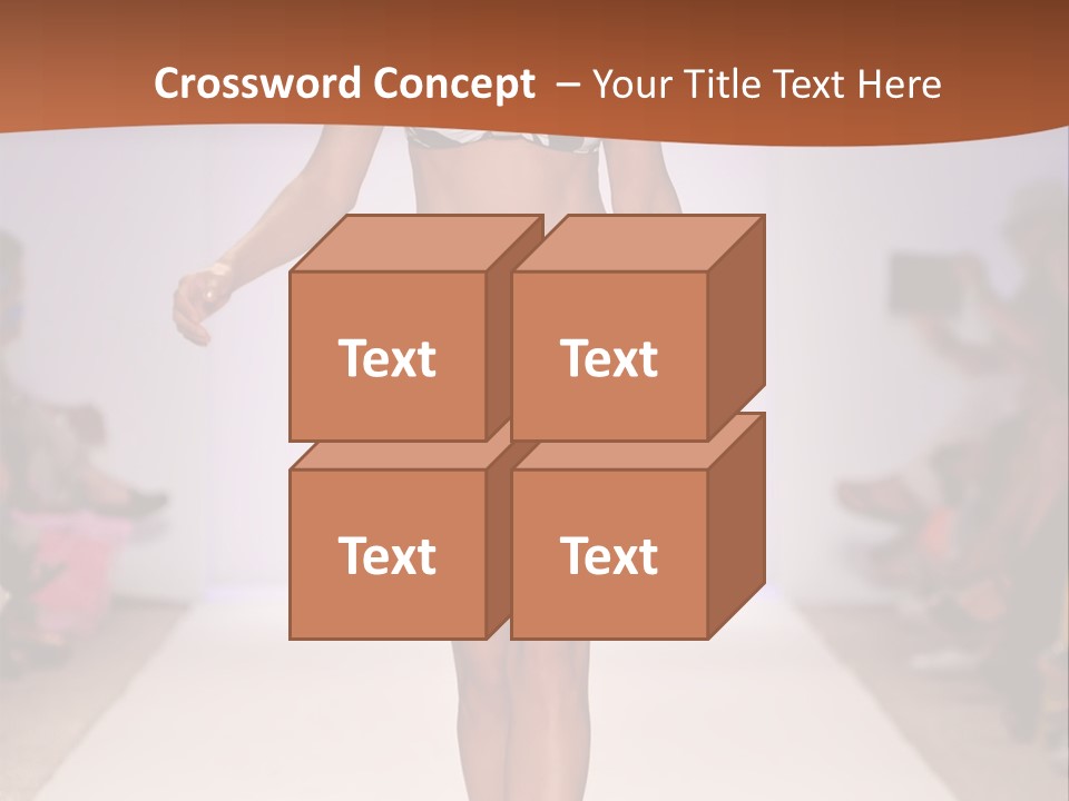 Celebrities Swimsuit Attractive PowerPoint Template