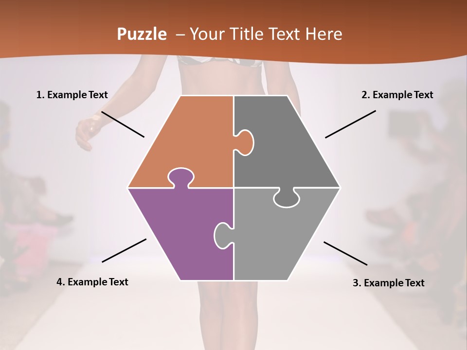 Celebrities Swimsuit Attractive PowerPoint Template