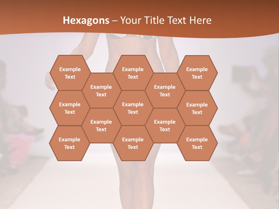 Celebrities Swimsuit Attractive PowerPoint Template