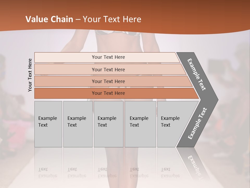 Celebrities Swimsuit Attractive PowerPoint Template