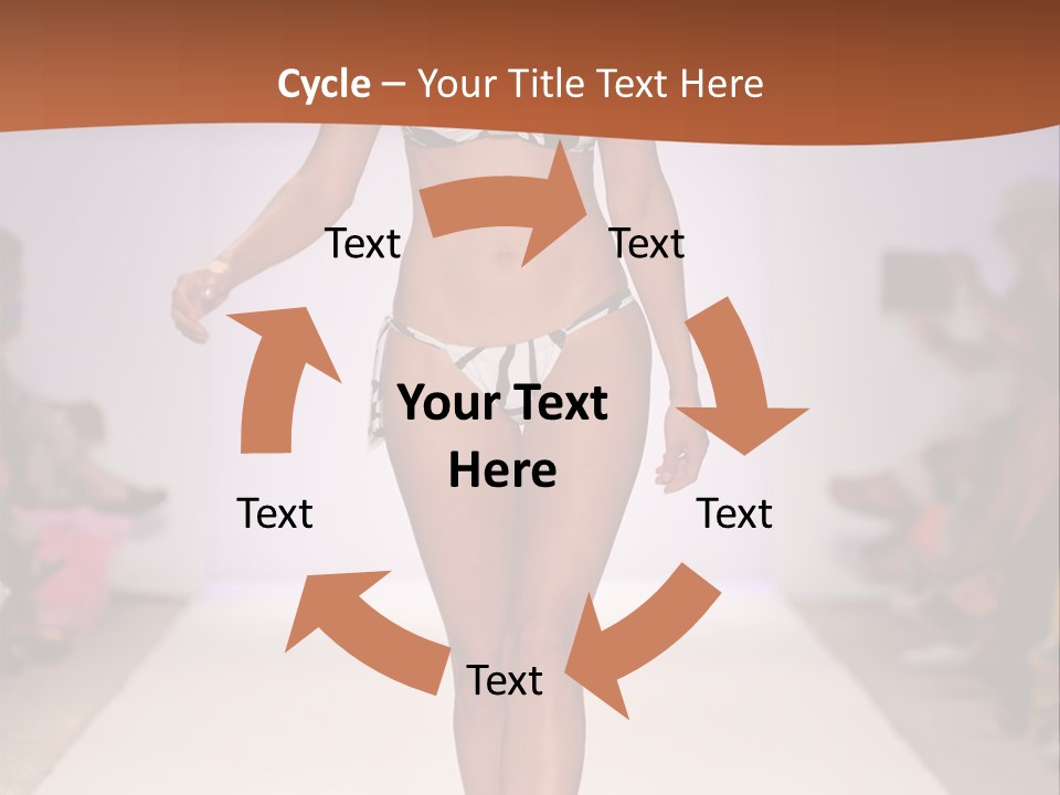 Celebrities Swimsuit Attractive PowerPoint Template