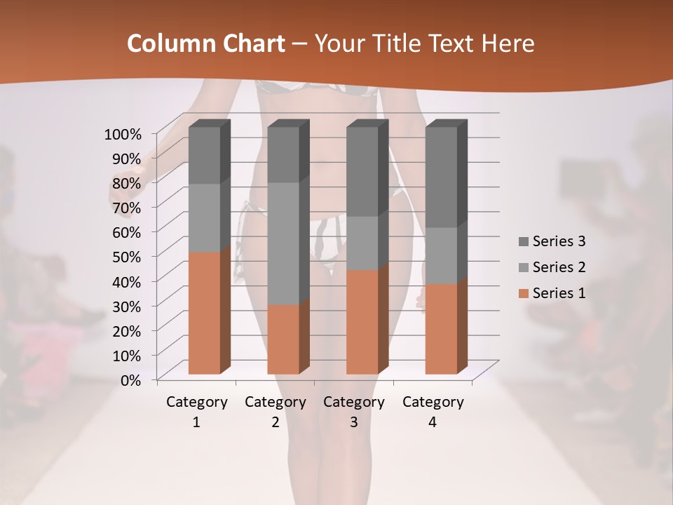 Celebrities Swimsuit Attractive PowerPoint Template