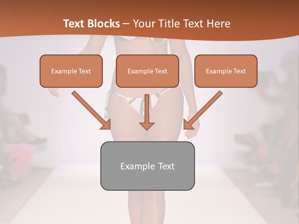 Celebrities Swimsuit Attractive PowerPoint Template