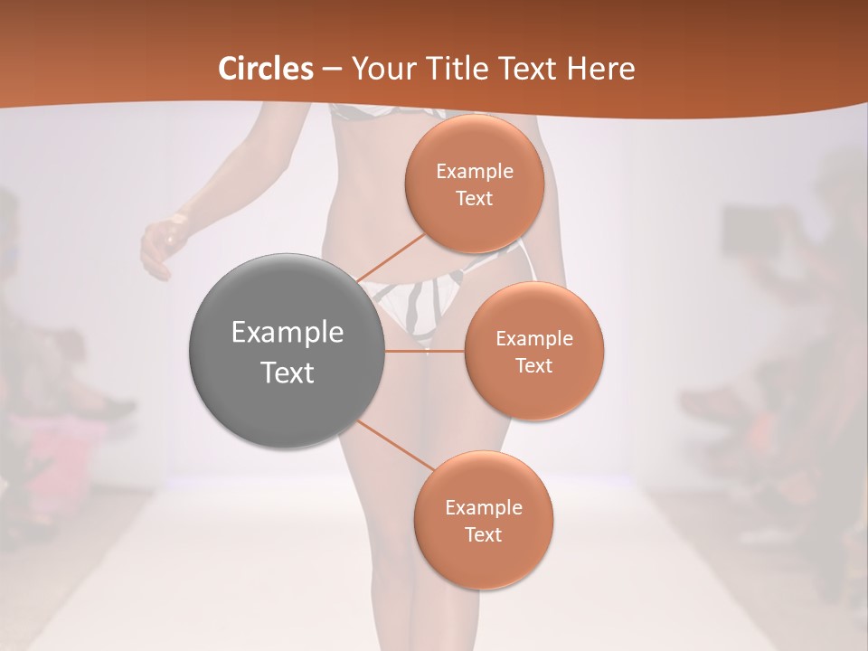 Celebrities Swimsuit Attractive PowerPoint Template