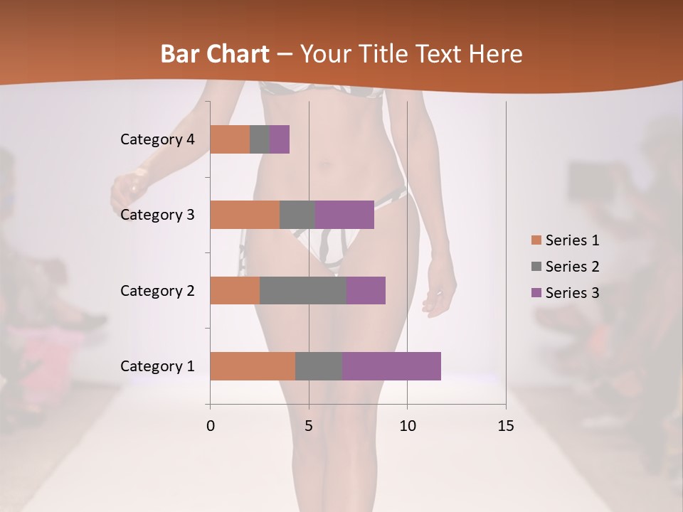 Celebrities Swimsuit Attractive PowerPoint Template