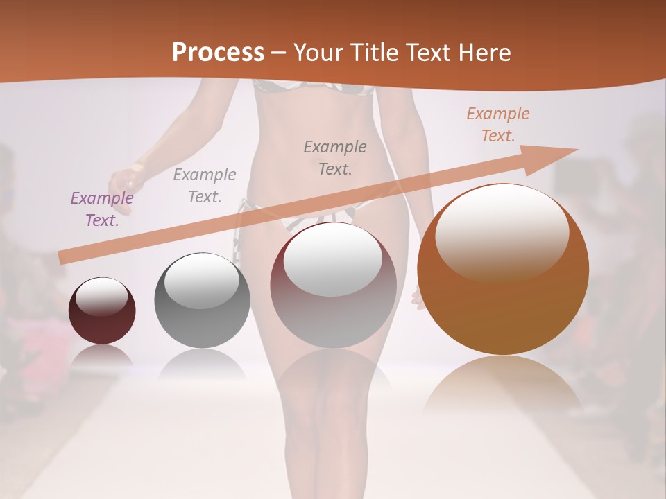 Celebrities Swimsuit Attractive PowerPoint Template