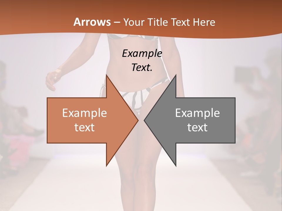 Celebrities Swimsuit Attractive PowerPoint Template