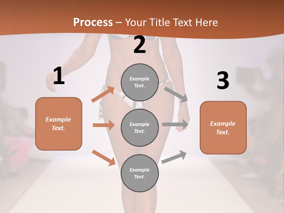 Celebrities Swimsuit Attractive PowerPoint Template