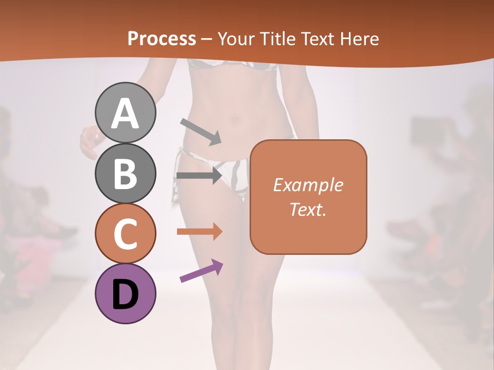 Celebrities Swimsuit Attractive PowerPoint Template