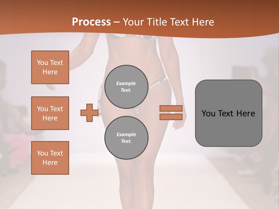 Celebrities Swimsuit Attractive PowerPoint Template