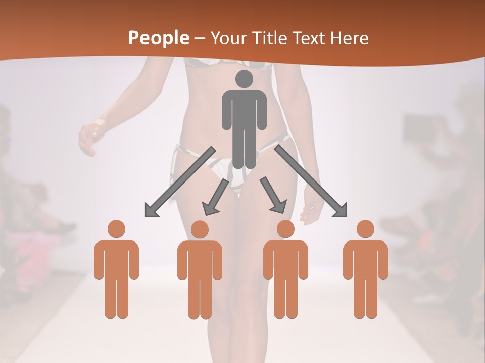 Celebrities Swimsuit Attractive PowerPoint Template