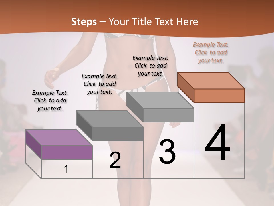 Celebrities Swimsuit Attractive PowerPoint Template